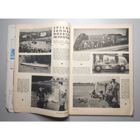 1940 The Model Craftsman July Magazine of Mechanical Hobbies M582 - Picture 4 of 12